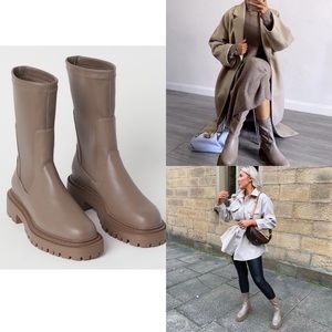 H&M Brown Winter & Rain Boots